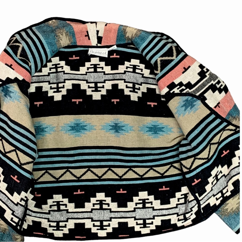Flashback, Aztec pattern Cropped Jacket - Picture 4 of 8